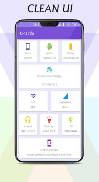 CPU-Z : Device & System info for Android™ স্ক্রিনশট 3