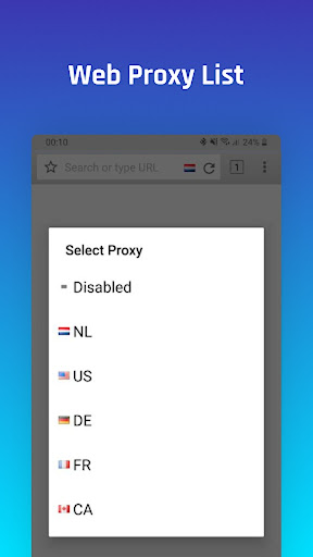 Proxy browser secure VPN ဖန်သားပြင်ဓာတ်ပုံ 2