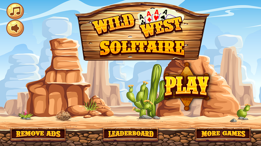 Wild West Tri Peaks Solitaire Ảnh chụp màn hình 0