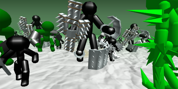 Stickman Simulator: Zombie War Captura de tela 0