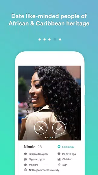 Africlick - African Black Dating & Networking App Captura de tela 1