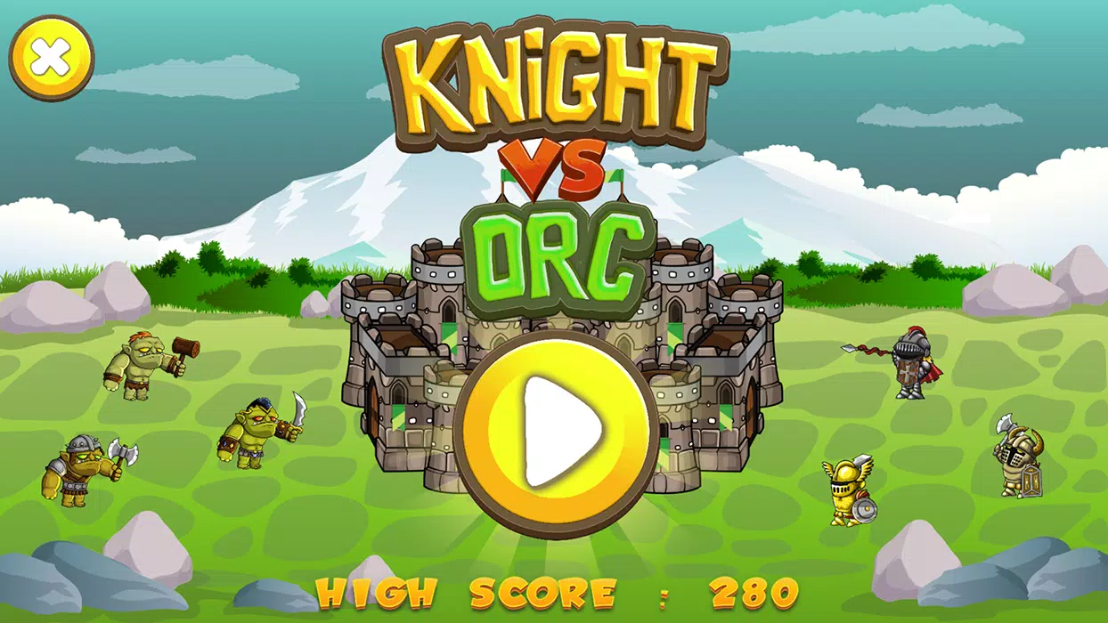 Knight vs Orc ဖန်သားပြင်ဓာတ်ပုံ 0