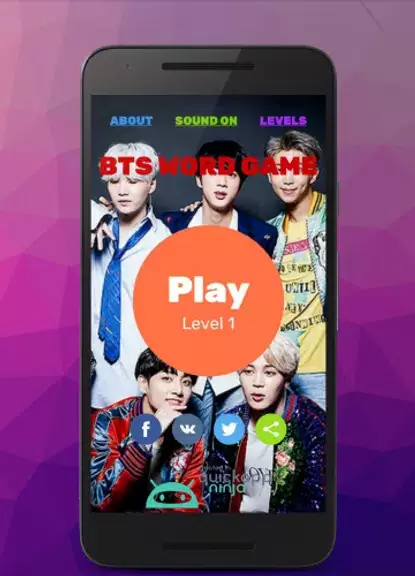 BTS WORD GAME Ekran Görüntüsü 0