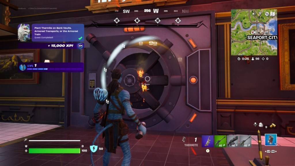 Soyma tonozları hakkında bir makalenin bir parçası olarak Fortnite'de termit.