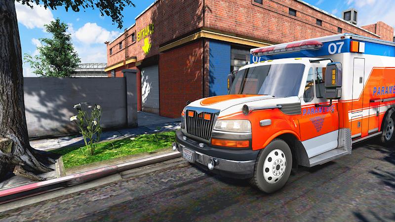 Hospital Driver Ambulance Game Скриншот 1