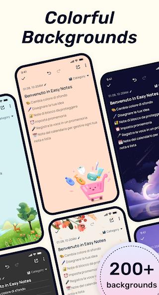 Schermata Easy Notes - Notebook, Notepad Mod 1
