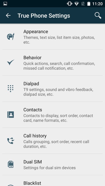 True Phone Dialer & Contacts Captura de tela 1