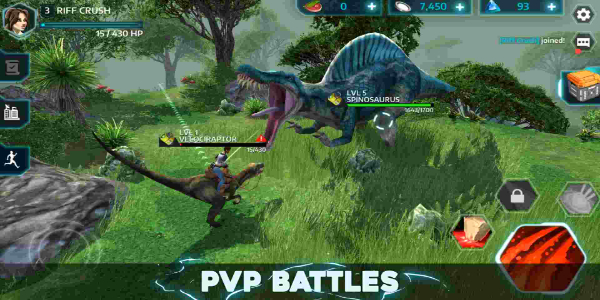 Dino Tamers - Jurassic MMO Captura de tela 1