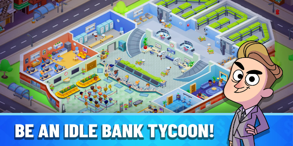 Idle Bank Tycoon: Money Empire स्क्रीनशॉट 1