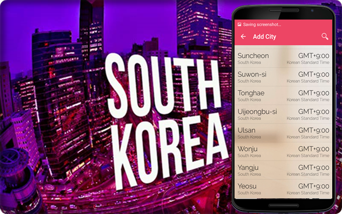 South Korea time ภาพหน้าจอ 3