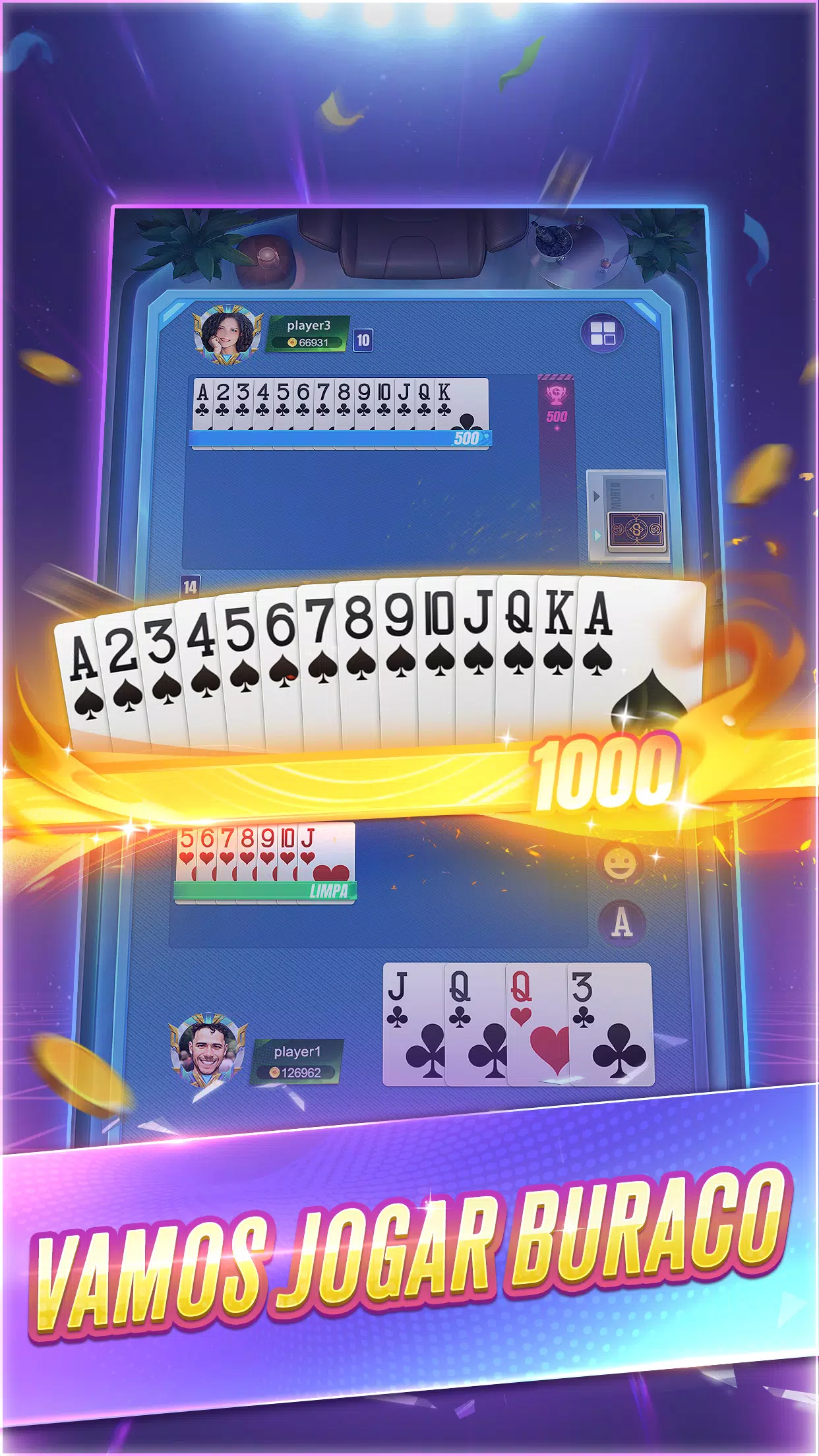 Golden Truco: Domino&Buraco 스크린샷 2