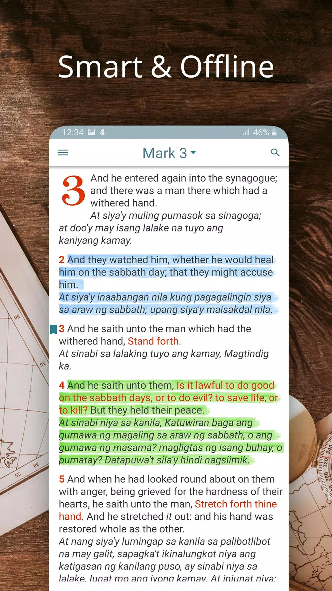 English Tagalog Bible Offline स्क्रीनशॉट 0