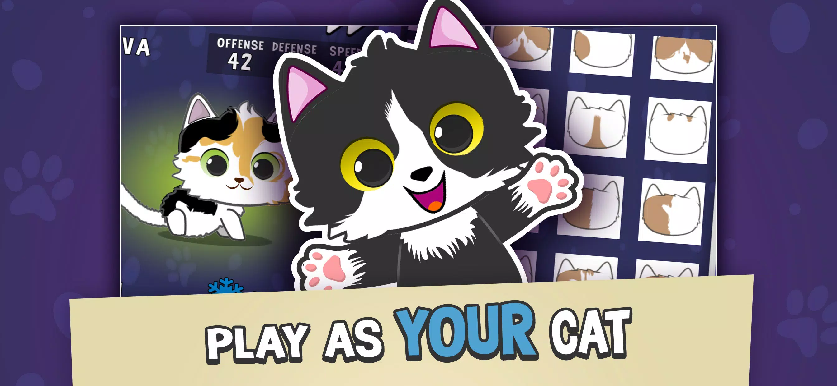 Cute Cat RPG ภาพหน้าจอ 1