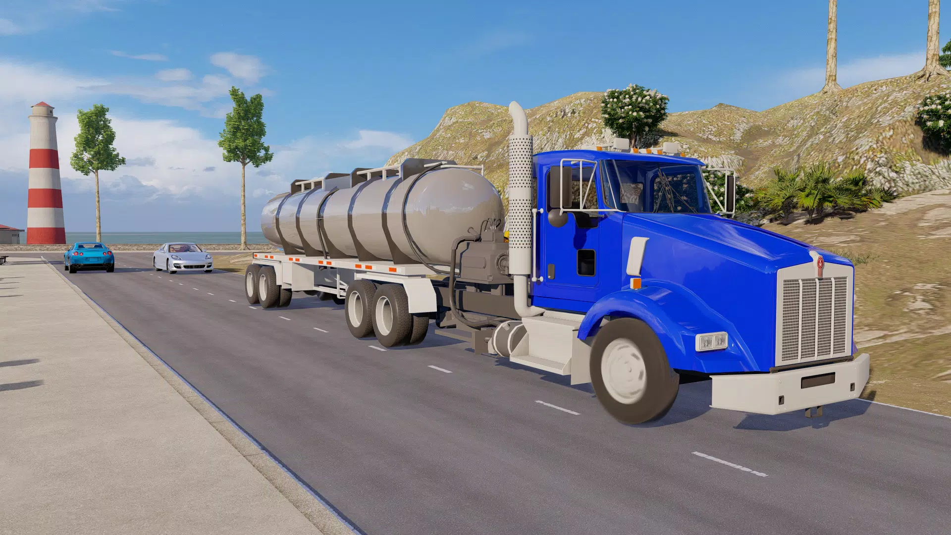 Truck Driving Sim Oil War Game Captura de tela 3