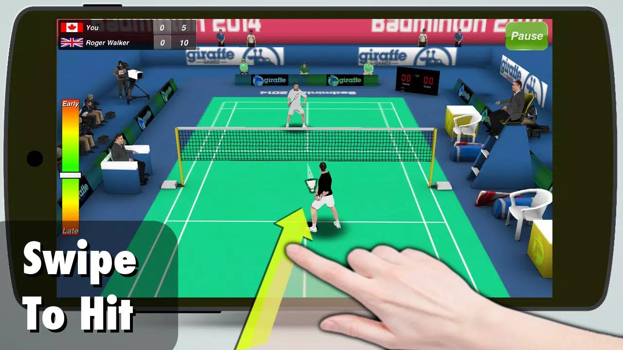 Badminton 3D स्क्रीनशॉट 0