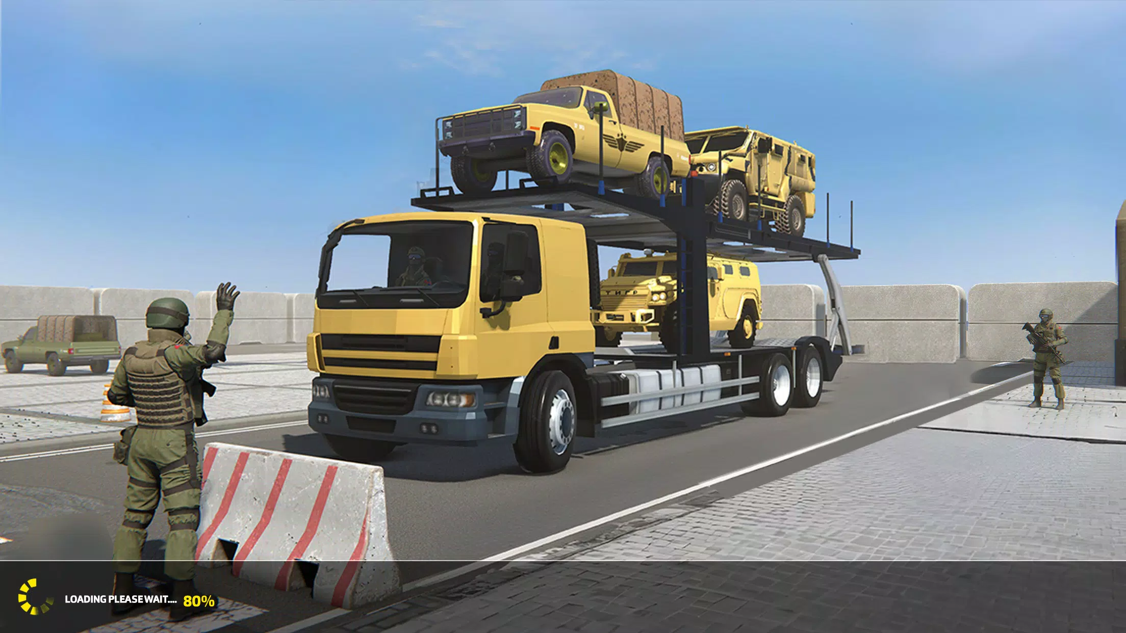 Army Cargo Truck Driving Games Schermafbeelding 1