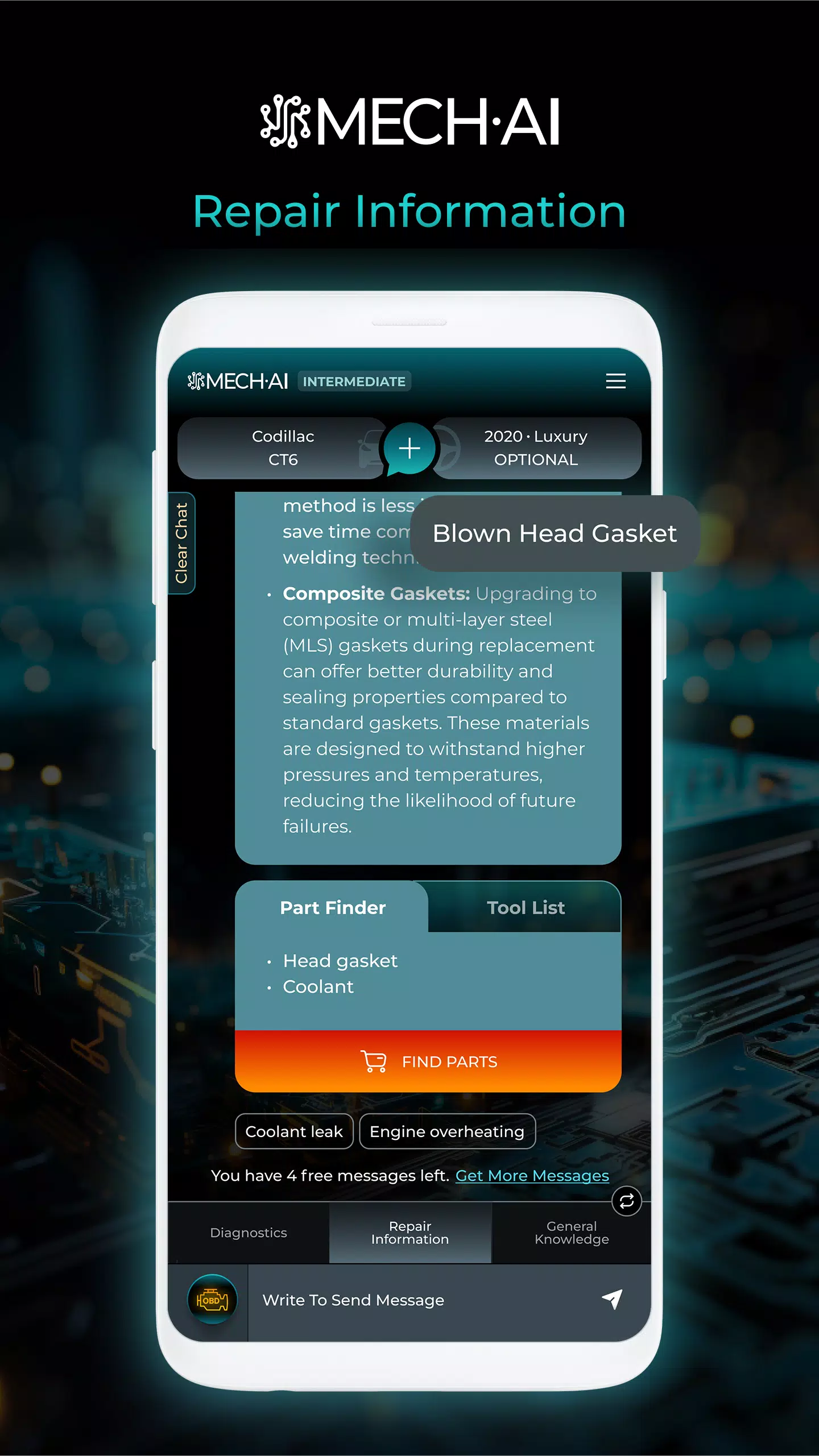 Schermata MECH.AI: Diagnostic & Repair 2