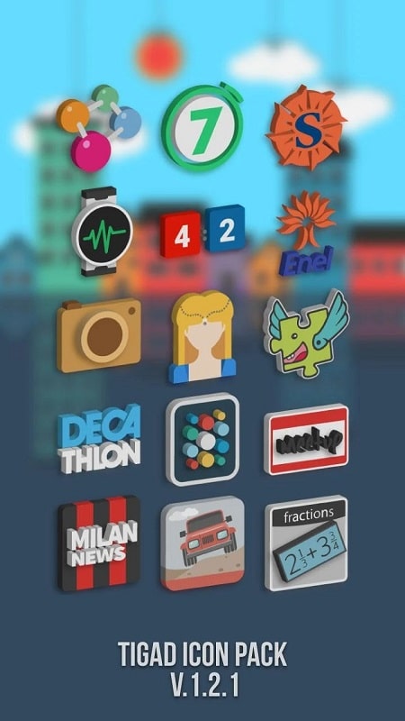 Tigad Pro Icon Pack Tangkapan skrin 0