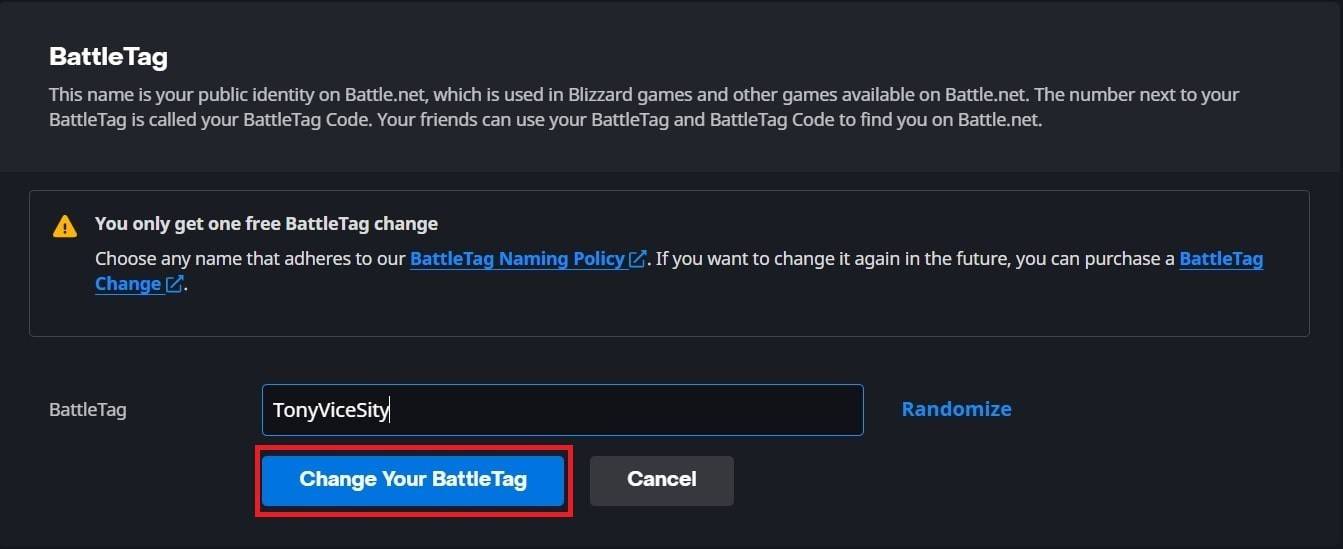 Changing Your Nickname on PC