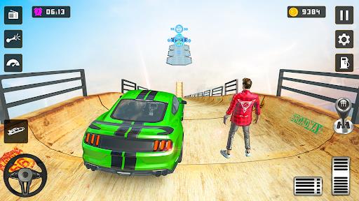 Mega Ramp Car Stunts-Car Game Ekran Görüntüsü 2