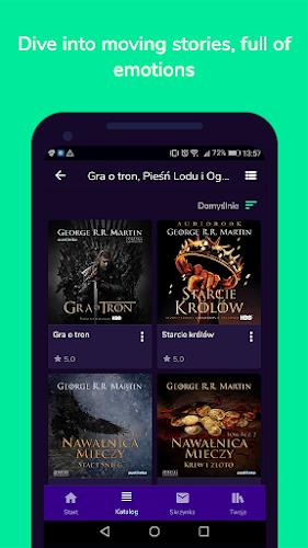 Audioteka: Audiobooki/Podcasty Capture d'écran 2