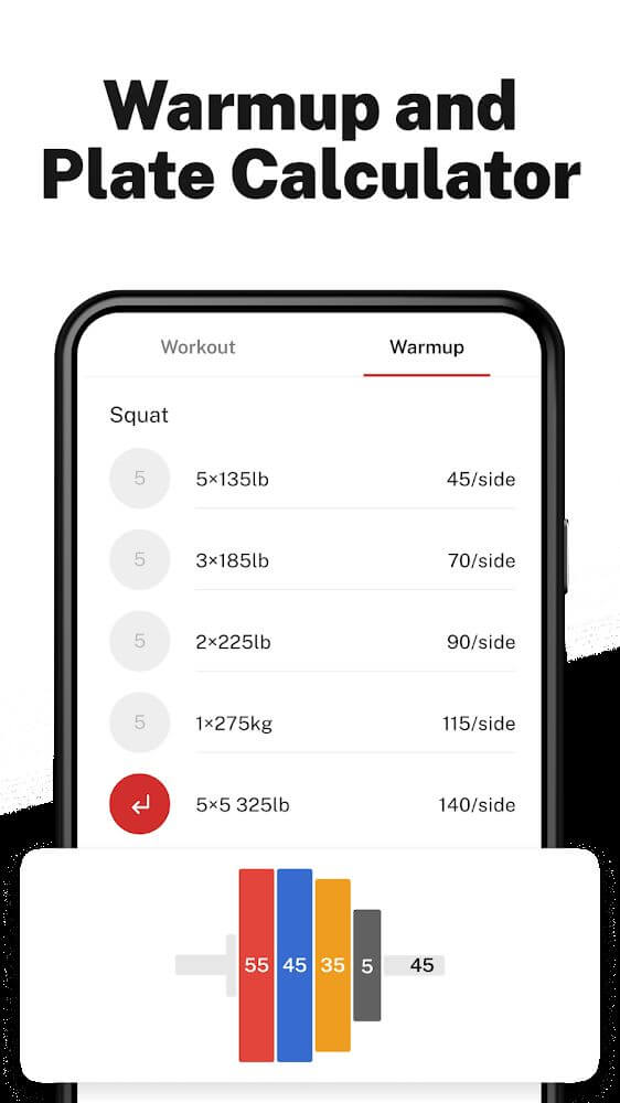 StrongLifts Weight Lifting Log Screenshot 3