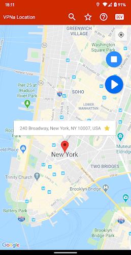 VPNa - Fake GPS Location Go Captura de pantalla 0