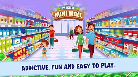 Mini Micro Mall - Tycoon Game Tangkapan skrin 1