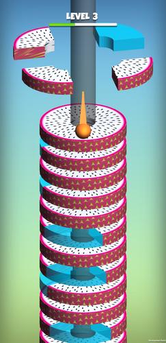 Stack Ball Fruit Crush Zrzut ekranu 2