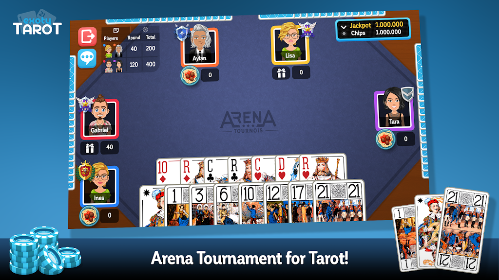 Multiplayer Tarot Game ဖန်သားပြင်ဓာတ်ပုံ 2