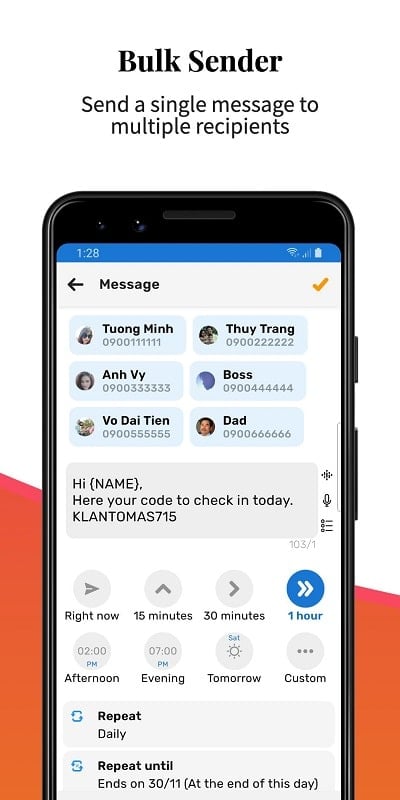Auto Text: Automatic Message應用截圖第3張