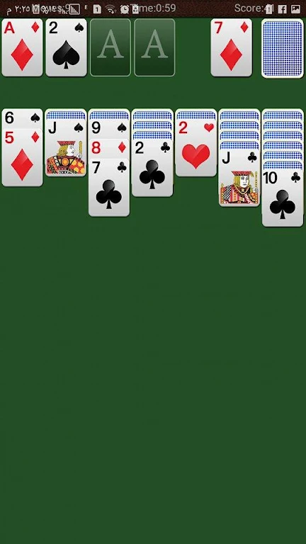 Solitaire New by Mo7mad स्क्रीनशॉट 1