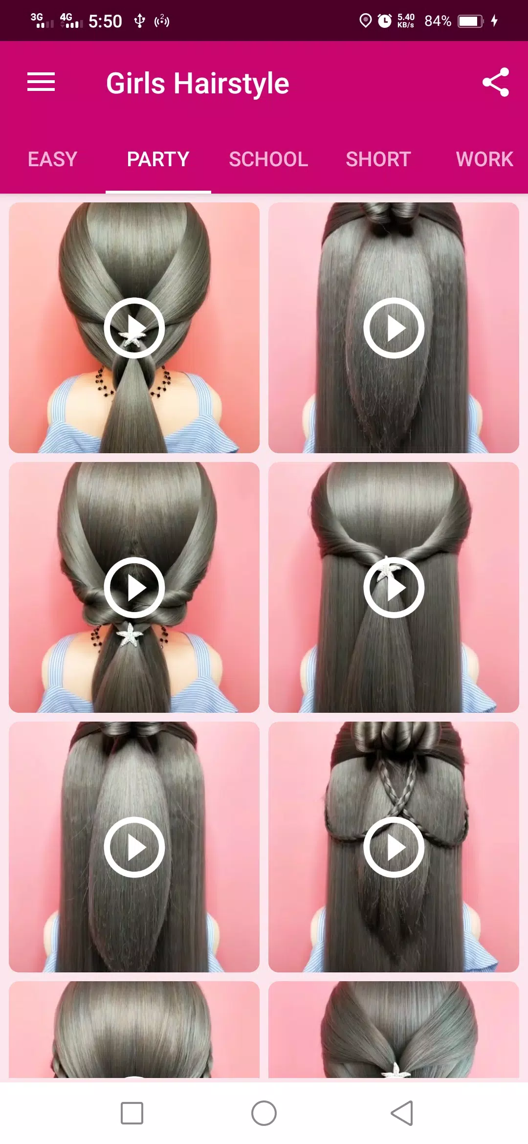 Girls Hairstyle ภาพหน้าจอ 1