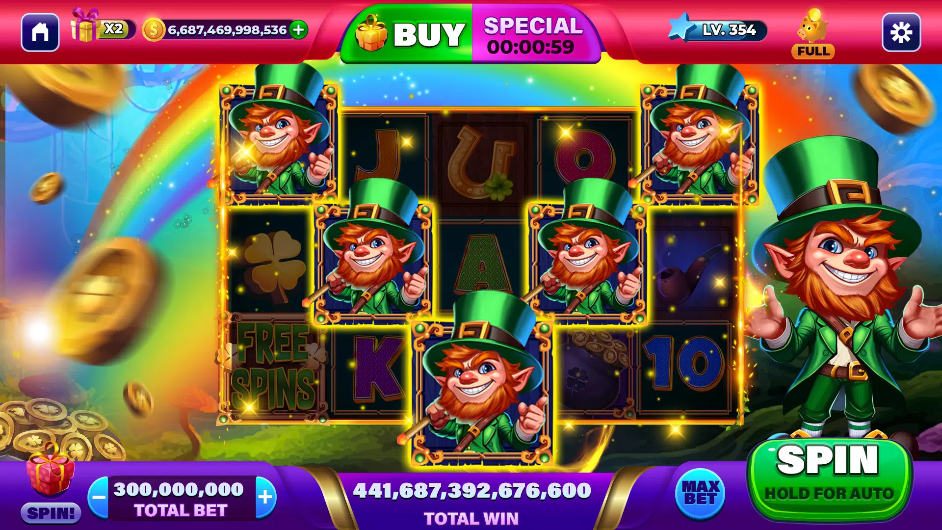 Clover Slots Epic Casino Games ภาพหน้าจอ 0