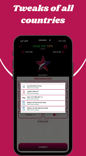 STAR VIP VPN ภาพหน้าจอ 2