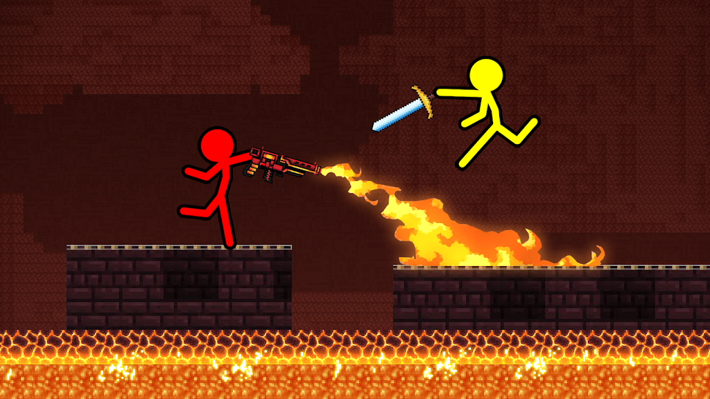 Stick-man Craft Fighting Game Zrzut ekranu 0