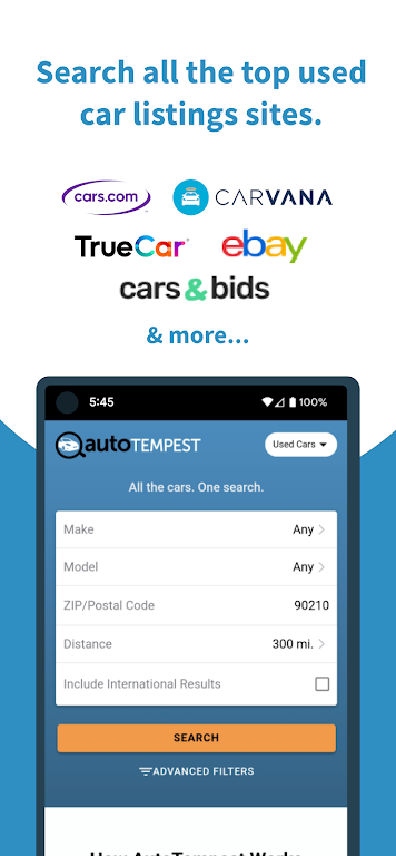 AutoTempest - Car search স্ক্রিনশট 0