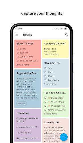 Notally - Minimalist Notes Capture d'écran 0