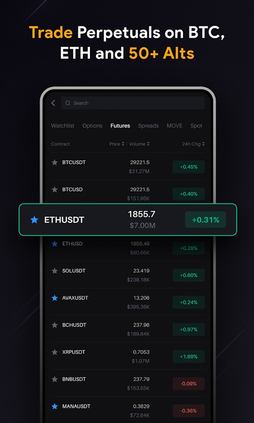 Delta Exchange Captura de tela 1