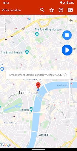 VPNa - Fake GPS Location Go Captura de pantalla 2