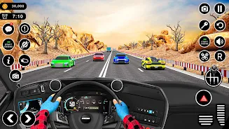 Highway Car Racing Offline স্ক্রিনশট 3