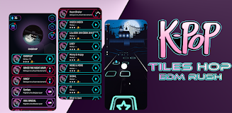 Tiles Hop: KPOP EDM Rush Ekran Görüntüsü 1