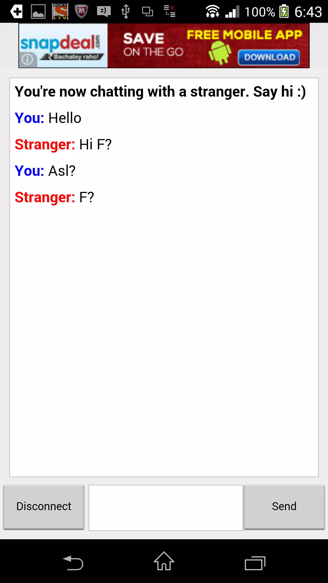 Tohla - Talk to Strangers应用截图第1张