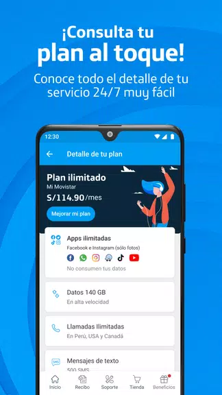 Mi Movistar Perú स्क्रीनशॉट 2