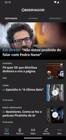 Observador Captura de tela 1