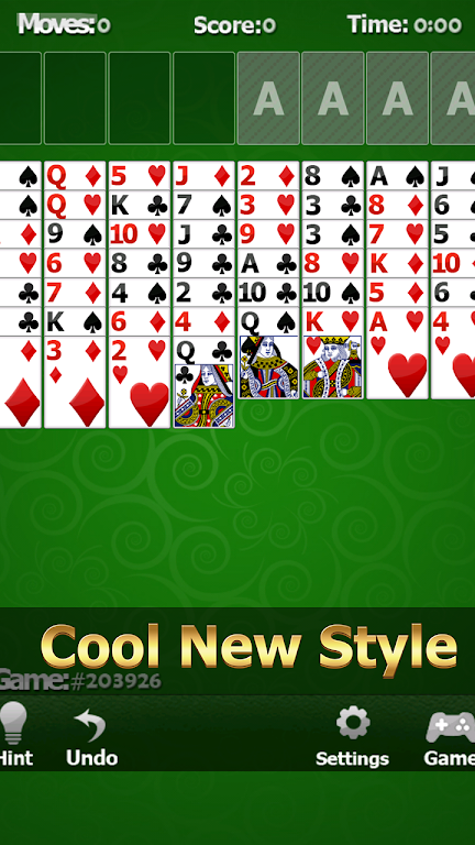 Solitaire Free Cell স্ক্রিনশট 2