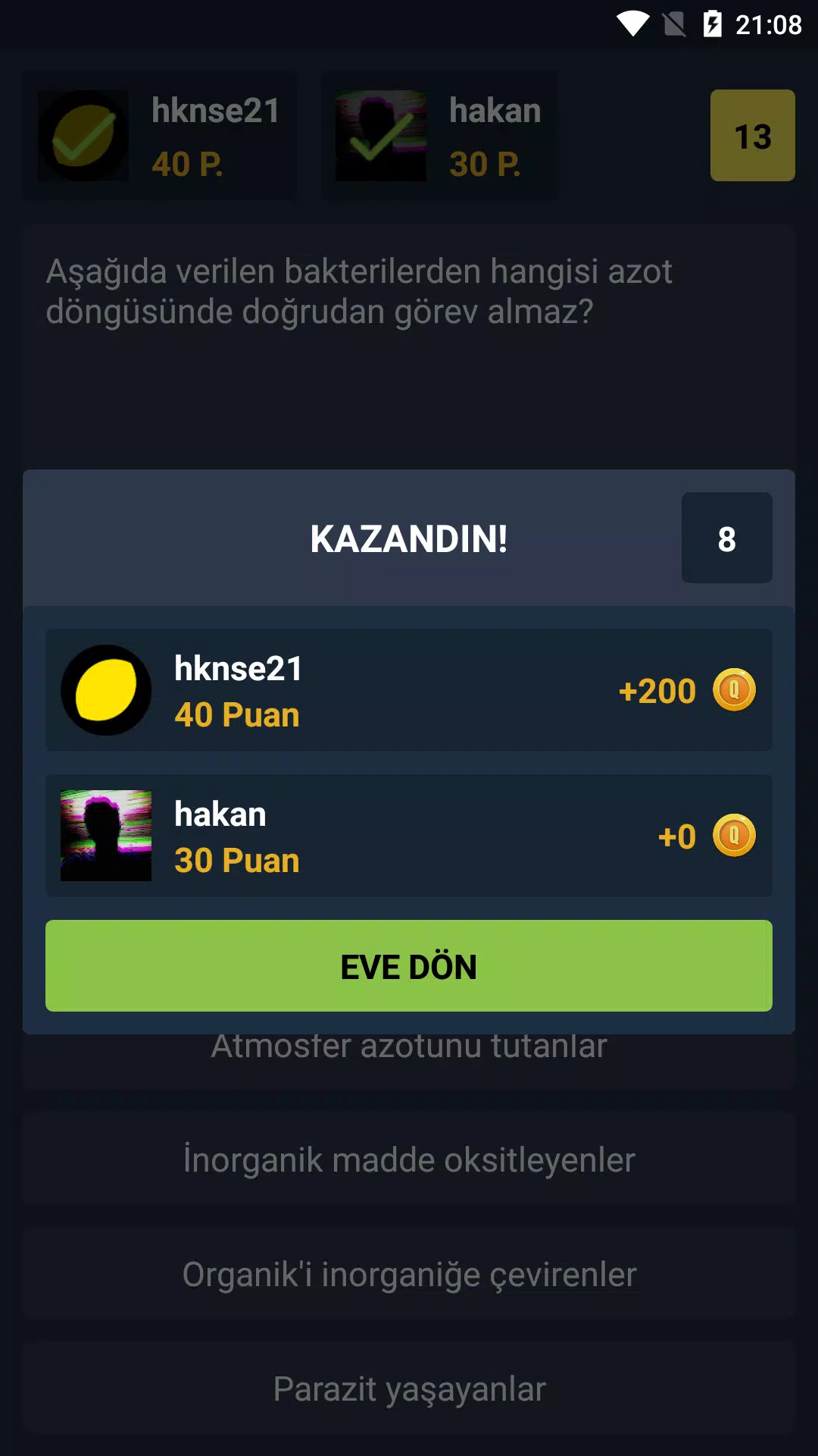 Biyoloji Quiz Zrzut ekranu 2