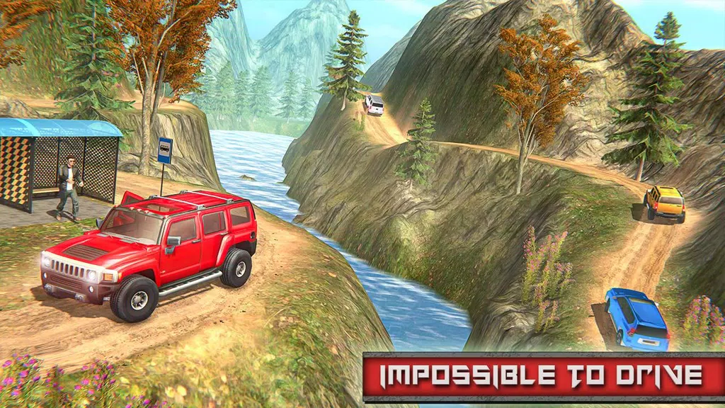 Offroad City Taxi Game Offline ภาพหน้าจอ 2