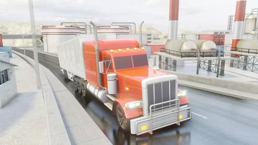 Usa Truck Simulator Car Games Captura de tela 2