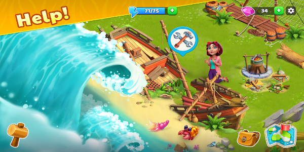 Bermuda Adventures: Ferme Jeux Capture d'écran 1